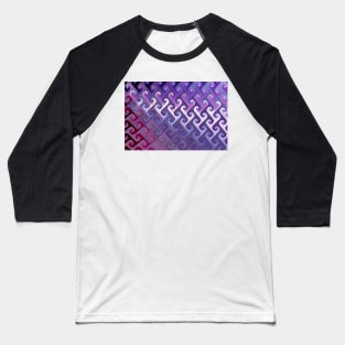 Purple Abstract Texture Baseball T-Shirt